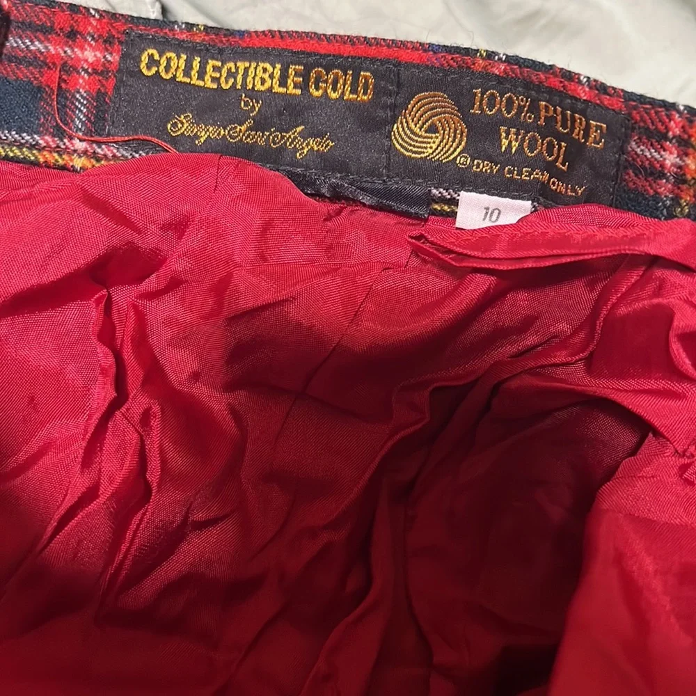 Vintage Tartan Mini Skirt - Picture 4 of 5